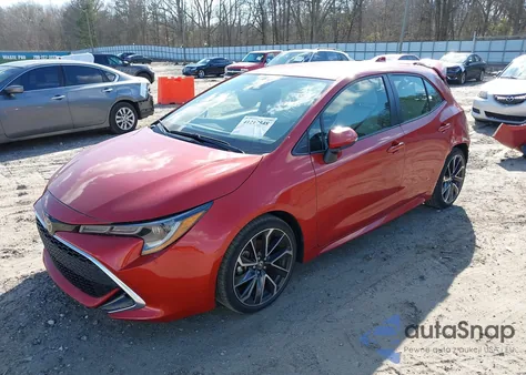 2019 Toyota Corolla Xse from USA, damaged, VIN JTNK4RBE5K3071475